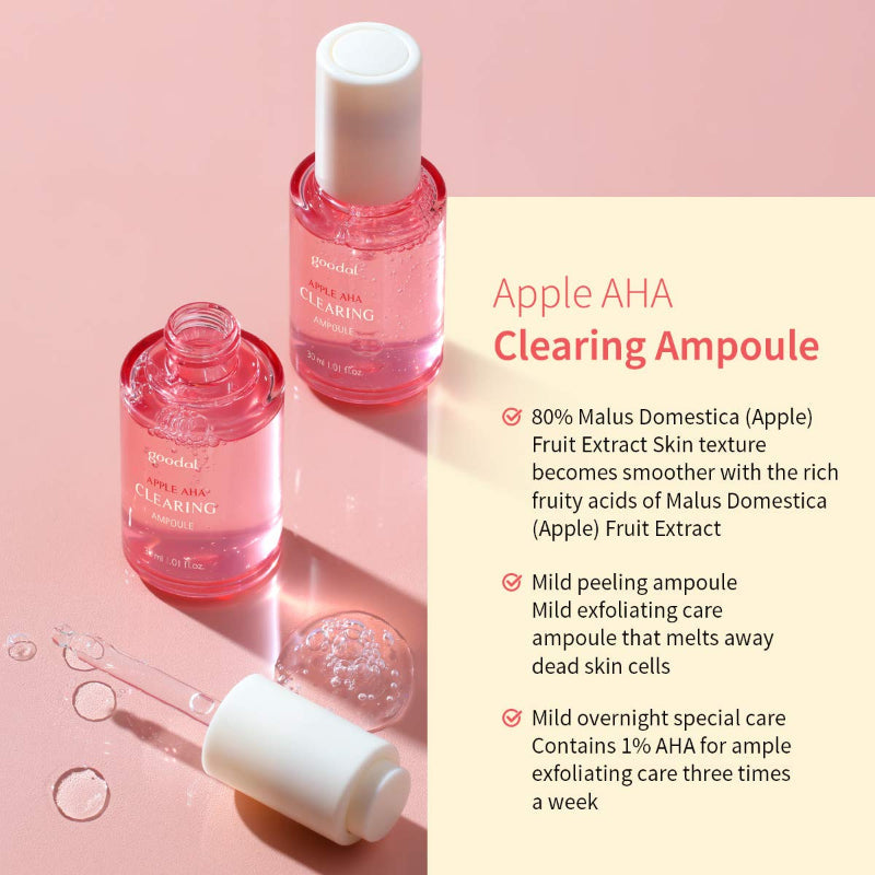 Apple AHA Clearing Ampoule - Korean-Skincare