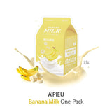 Milk One Pack #Banana Milk - Korean-Skincare
