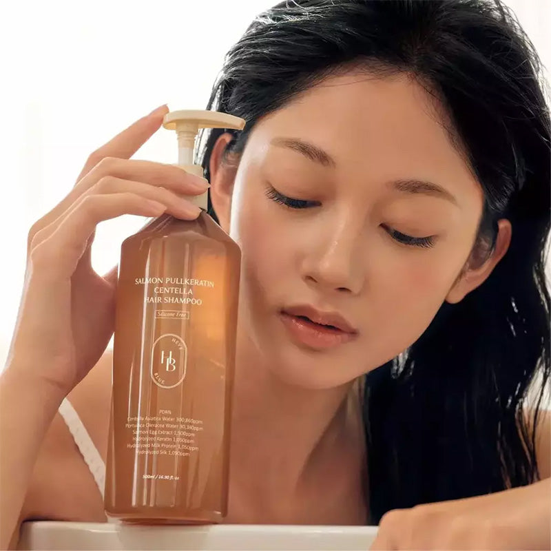 Salmon Pullkeratin Centella Hair Shampoo