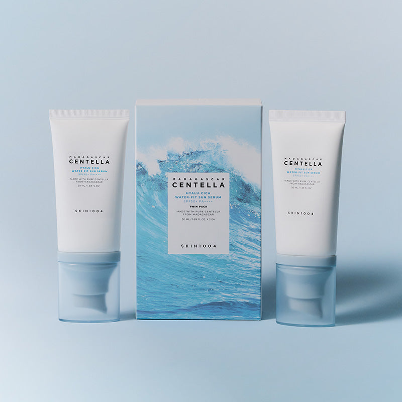 Madagascar Centella Hyalu-Cica Water-Fit Sun Serum Twin Pack