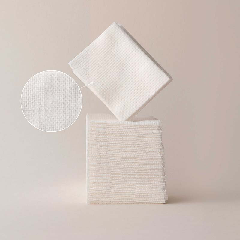 Bleach-Free Biodegradable Stretchy 100% Cotton Pads